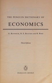 Cover of The Penguin dictionary of economics by Graham Bannock