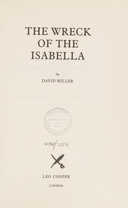 Front cover of The wreck of the Isabella by David Miller