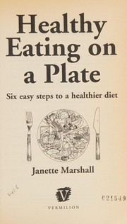 Cover of HEALTHY EATING ON A PLATE by JANETTE MARSHALL