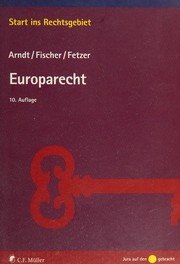Front cover of Europarecht by Hans-Wolfgang Arndt