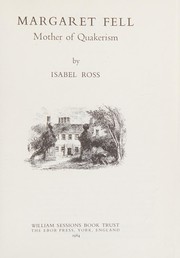 Cover of Margaret Fell by Isabel Ross