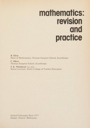Cover of Mathematics, revision and practice by R. Elvin