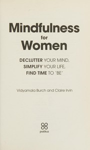 Front cover of Mindfulness for Women by Claire Irvin