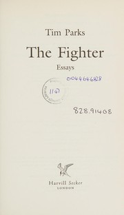 Cover of The fighter by Tim Parks