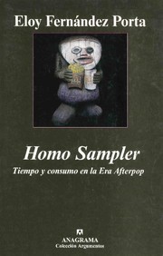 Front cover of Homo sampler by Eloy Fernández Porta