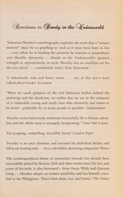 Front cover of Dandy in the underworld by Sebastian Horsley