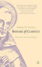 Front cover of Bernard of Clairvaux by Adriaan H. Bredero