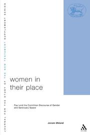 Front cover of Women in their place by Jorunn Økland