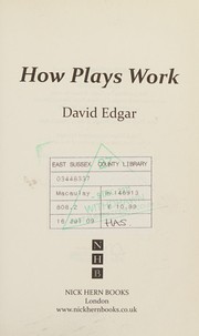 Cover of How plays work by David Edgar