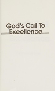 Front cover of God's Call to Excellence by Steve Harper