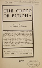Front cover of The Creed of Buddha by Edmond Holmes