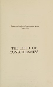Front cover of Field of Consciousness by Aron Gurwitsch