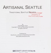 Cover of Artisanal Seattle by Maggie Chow