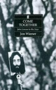 Cover of Come together by Jon Wiener