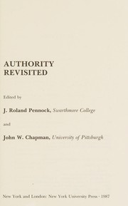 Front cover of Authority revisited by J. Roland Pennock