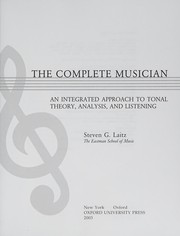 Cover of The complete musician student workbook by Steven G. Laitz