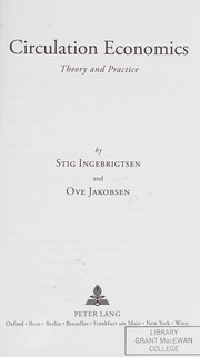 Cover of Circulation economics by Stig Ingebrigtsen