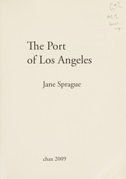 Front cover of The port of Los Angeles by Jane Sprague