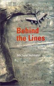 Cover of Behind the lines by Michael Hofmann