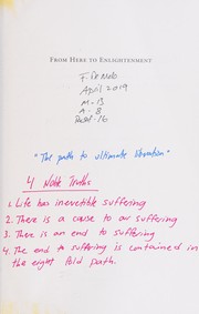 Front cover of From here to enlightenment by His Holiness Tenzin Gyatso the XIV Dalai Lama