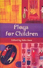 Cover of Plays for children by Helen Rose