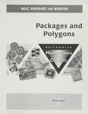 Front cover of Britannica mathematics in context by Encyclopaedia Britannica Educational Corporation