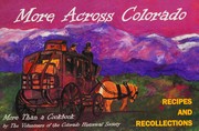 Front cover of More Across Colorado by Volunteers of the Colorado Historical So