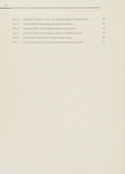 Cover of Universities and Economic Development in Africa by Nico Cloete
