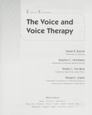 Cover of The voice and voice therapy by Daniel R. Boone