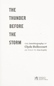 Front cover of Thunder Before the Storm by Clyde Bellecourt