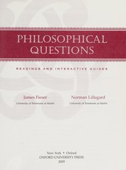 Front cover of Philosophical questions by James Fieser