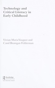 Front cover of Technology and critical literacy in early childhood by Vivian Maria Vasquez