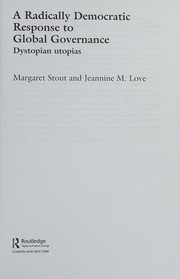 Cover of Radically Democratic Response to Global Governance by Margaret Stout