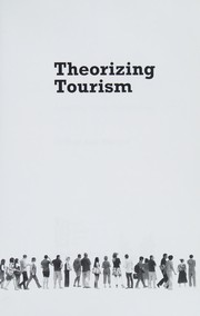 Front cover of Theorizing Tourism by Arthur Asa Berger