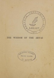 Front cover of The wisdom of the Aryas by Ānanda Mettēyya bhikkhu