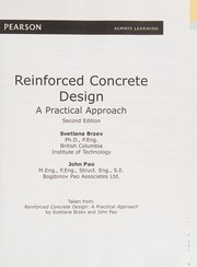 Front cover of Reinforced concrete design by Svetlana Brzev