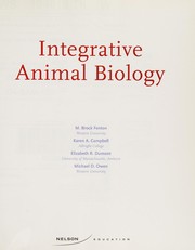 Front cover of Integrative Animal Biology by M. Brock Fenton