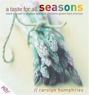 Front cover of A Taste for All Seasons by Carolyn Humphries