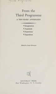 Cover of From the Third Programme, a ten-years' anthology by British Broadcasting Corporation. Third Programme.
