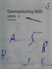 Cover of Communicating Skills, Level 5 by David Martin