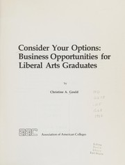 Cover of Consider Your Options by Christine A. Gould