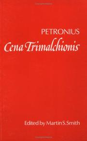 Cover of Cena Trimalchionis by Petronius