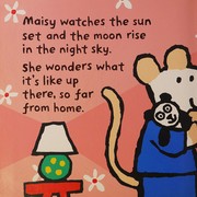 Front cover of Maisy's moon landing by Lucy Cousins