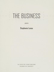 Cover of Business by Stephanie Lenox