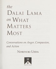 Front cover of Dalai Lama on What Matters Most by Noriyuki Ueda