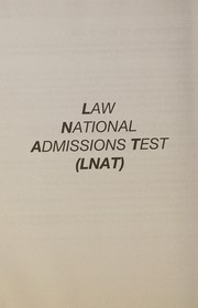 Front cover of Law National Admissions Test (LNAT) by Ian Niall