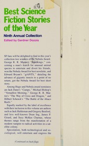 Front cover of Best science fiction stories of the year -- ninth annual collection by Gardner R. Dozois