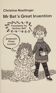 Front cover of Mr. Bats Meisterstück by Christine Nöstlinger