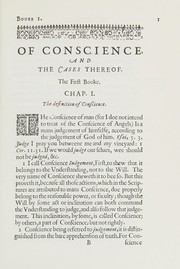 Front cover of Conscience with the power and cases thereof by William Ames