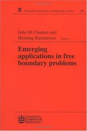 Front cover of Emerging applications in free boundary problems by Symposium on "Free Boundary Problems: Theory & Applications" (1990 Montréal, Québec)